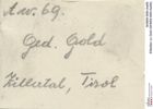 Etiketten zu Gold (NHMW-MIN-Aw69)